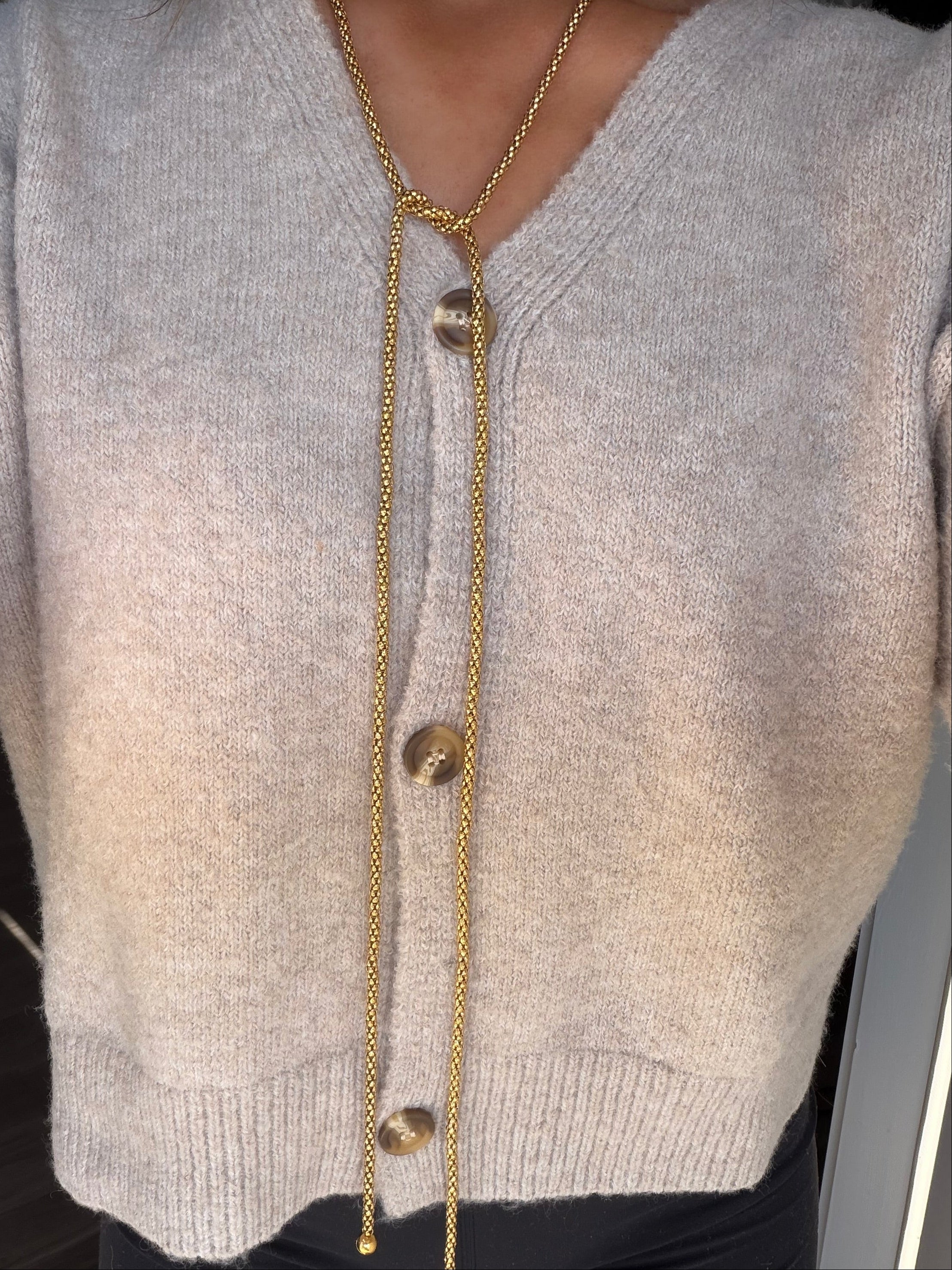 Gold Wrap Necklace