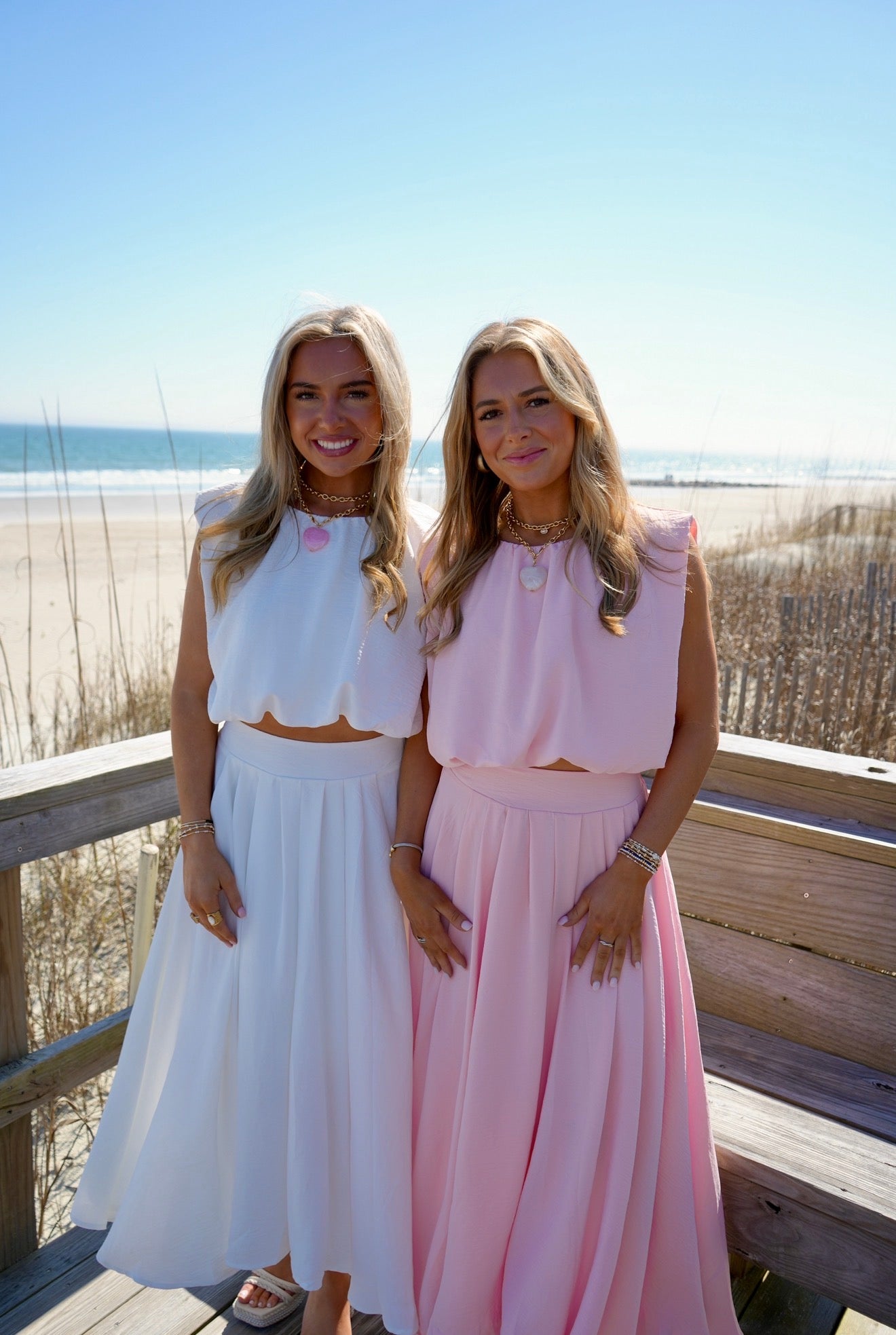 Petal & Pearl Set - Pink/White