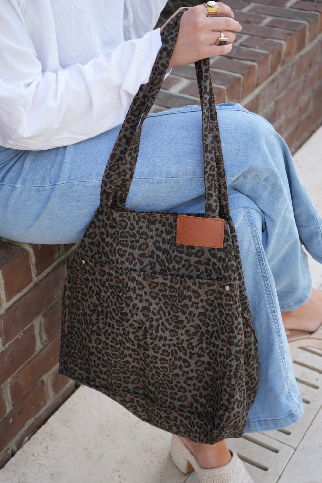 On-The-Go Leopard Tote