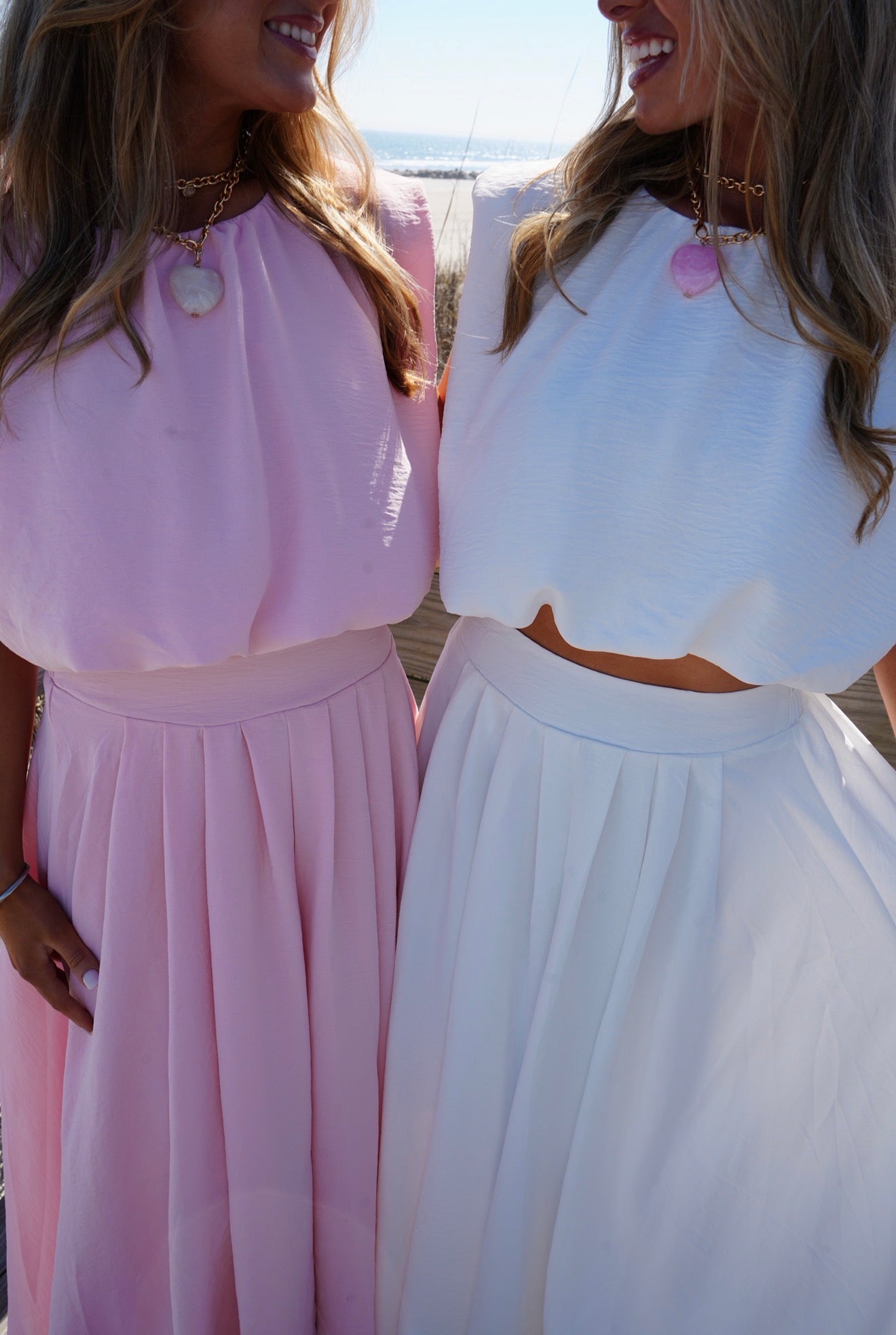 Petal & Pearl Set - Pink/White