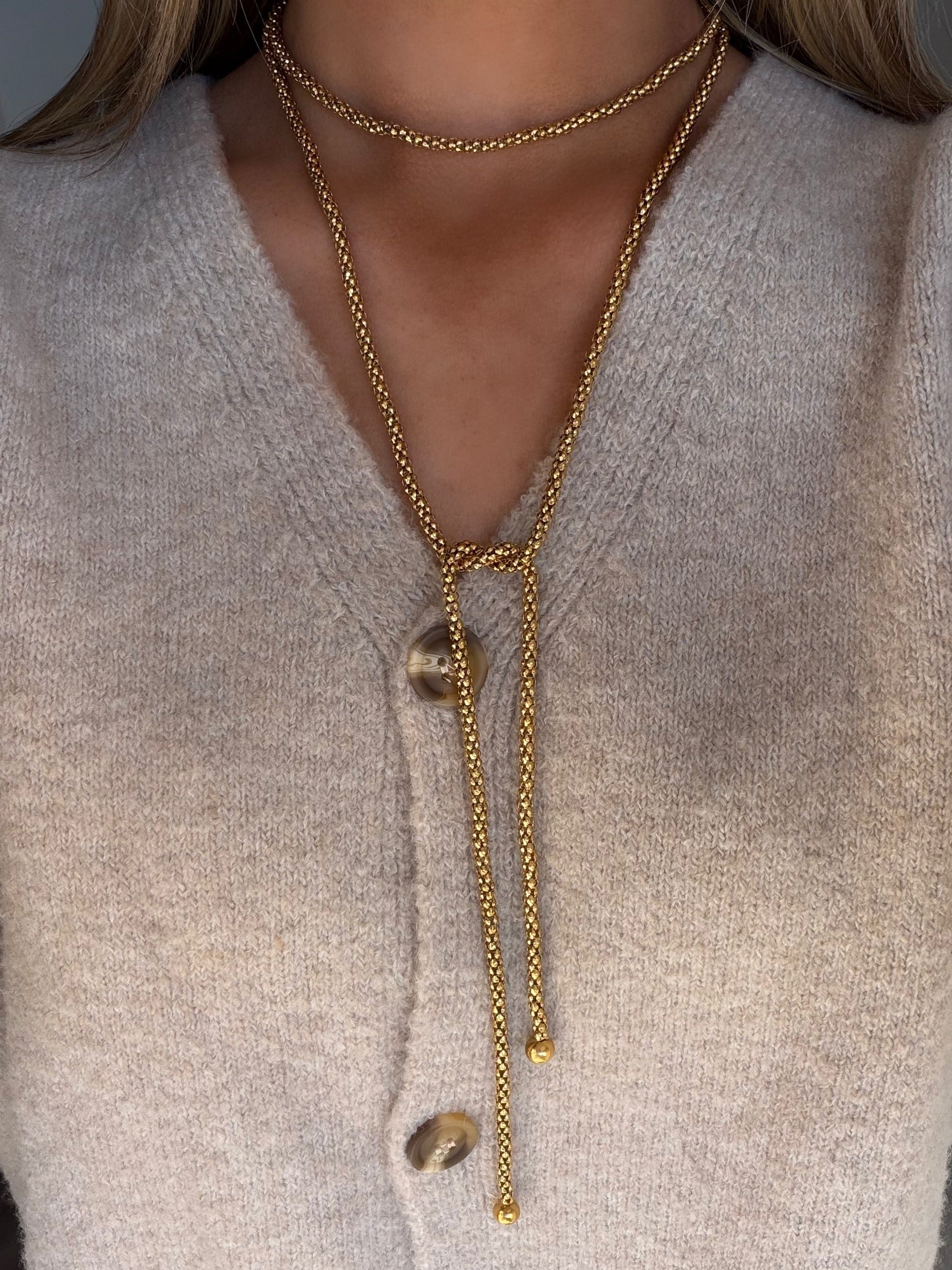 Gold Wrap Necklace