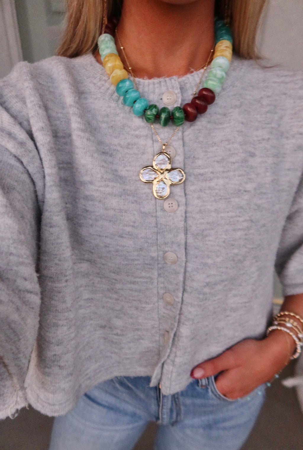 Chunky Beaded Necklace