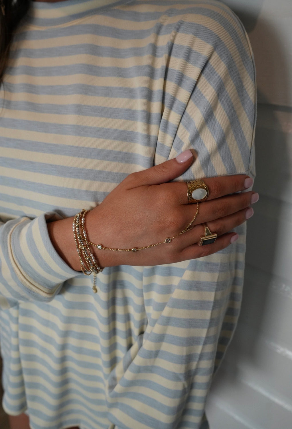 Golden Link Hand Chain