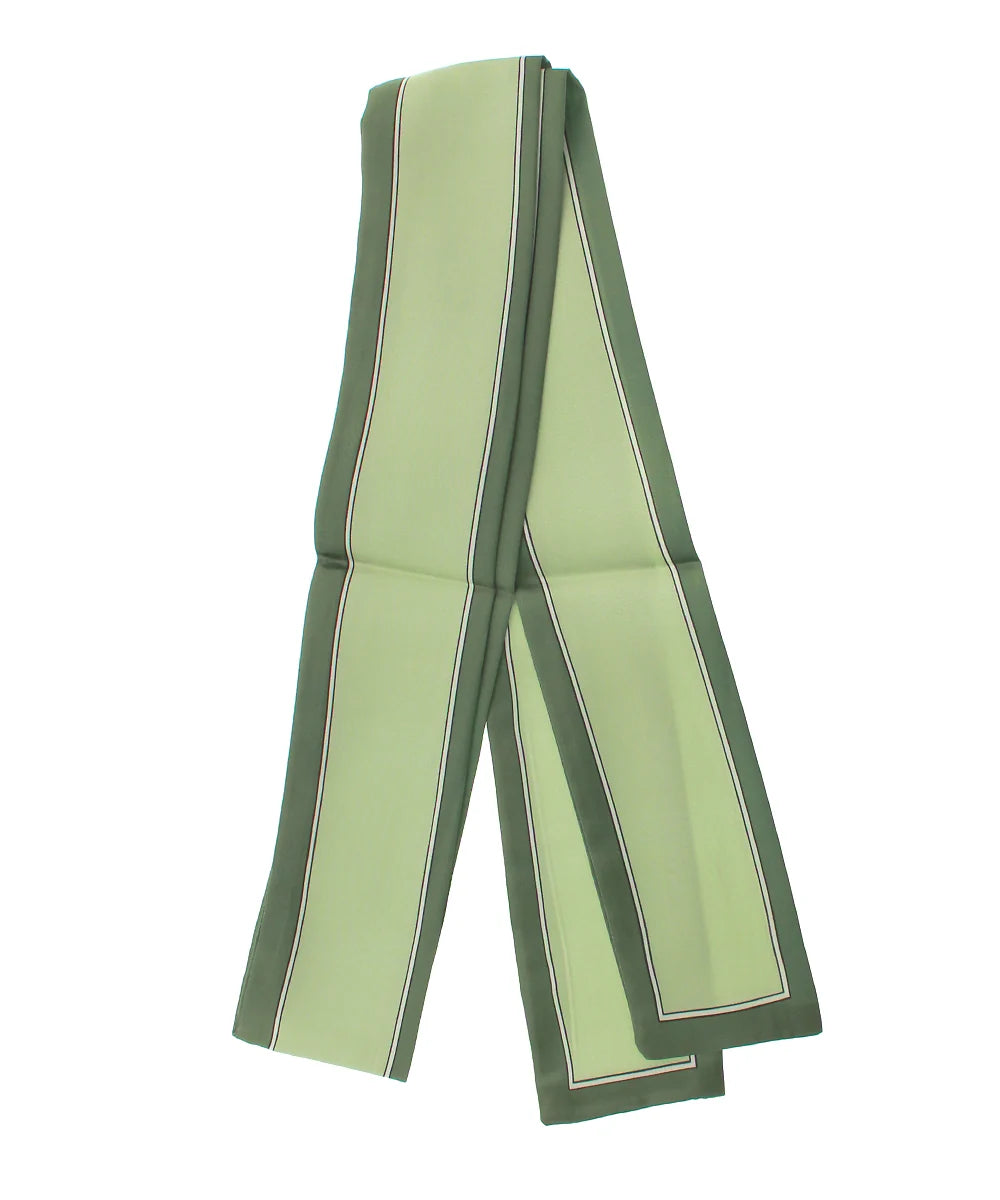 Line Border Twilly Scarf