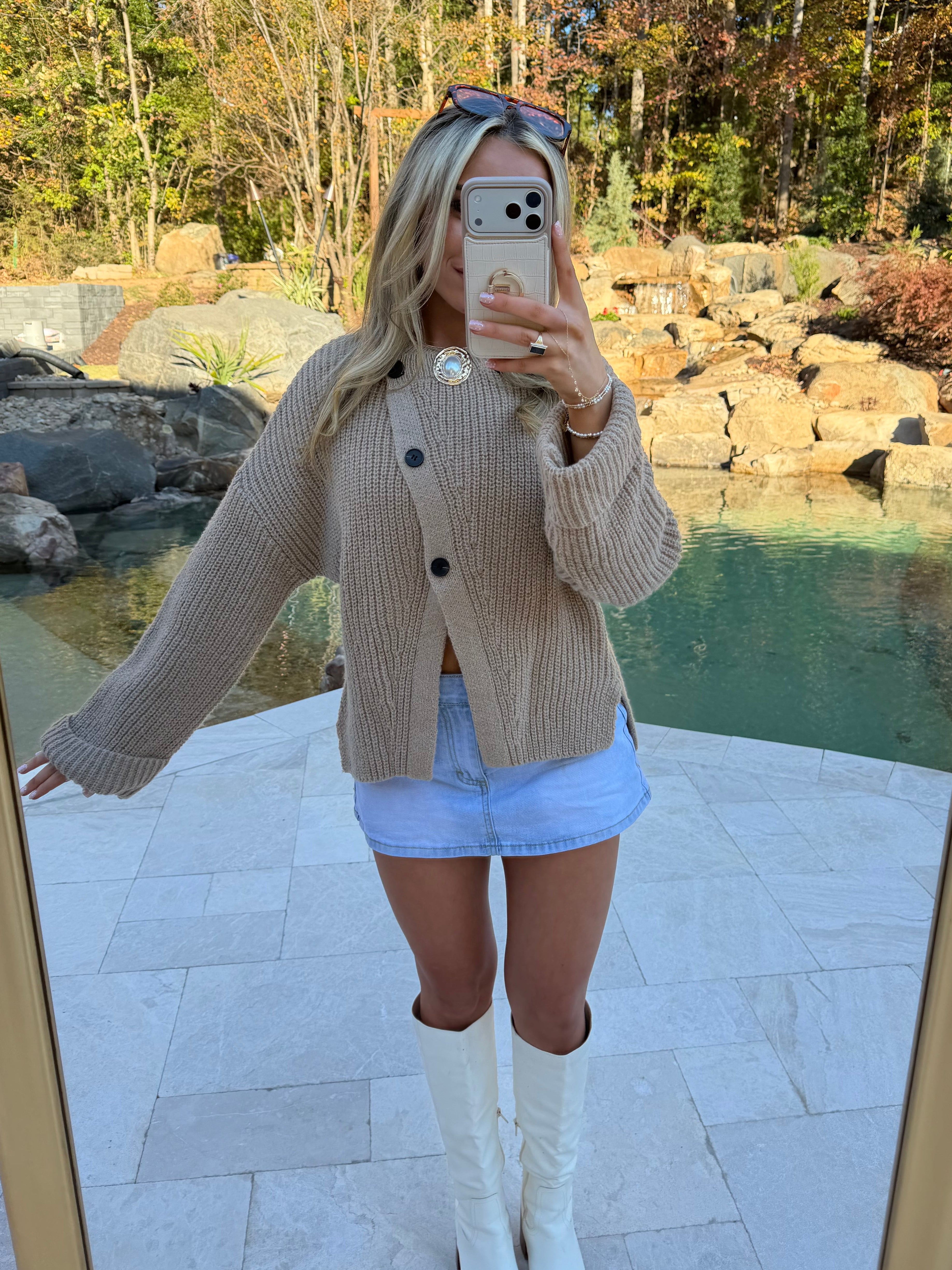 Cozy Button Sweater