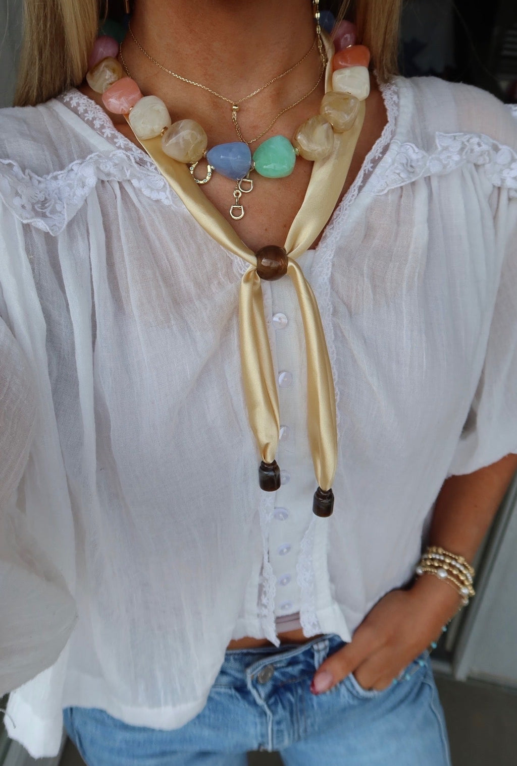 Colorful Bolo Necklace