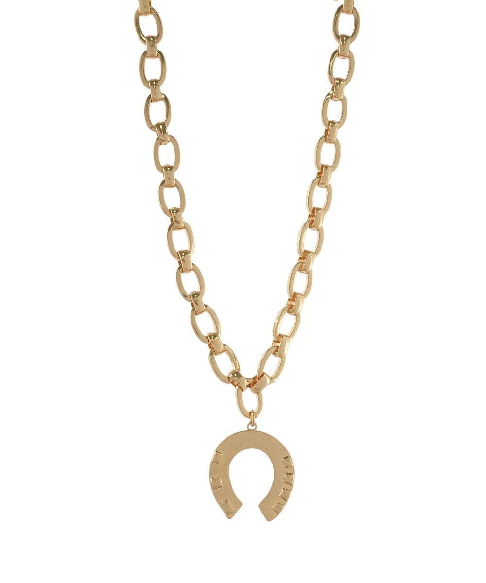 Horseshoe Pendant Necklace