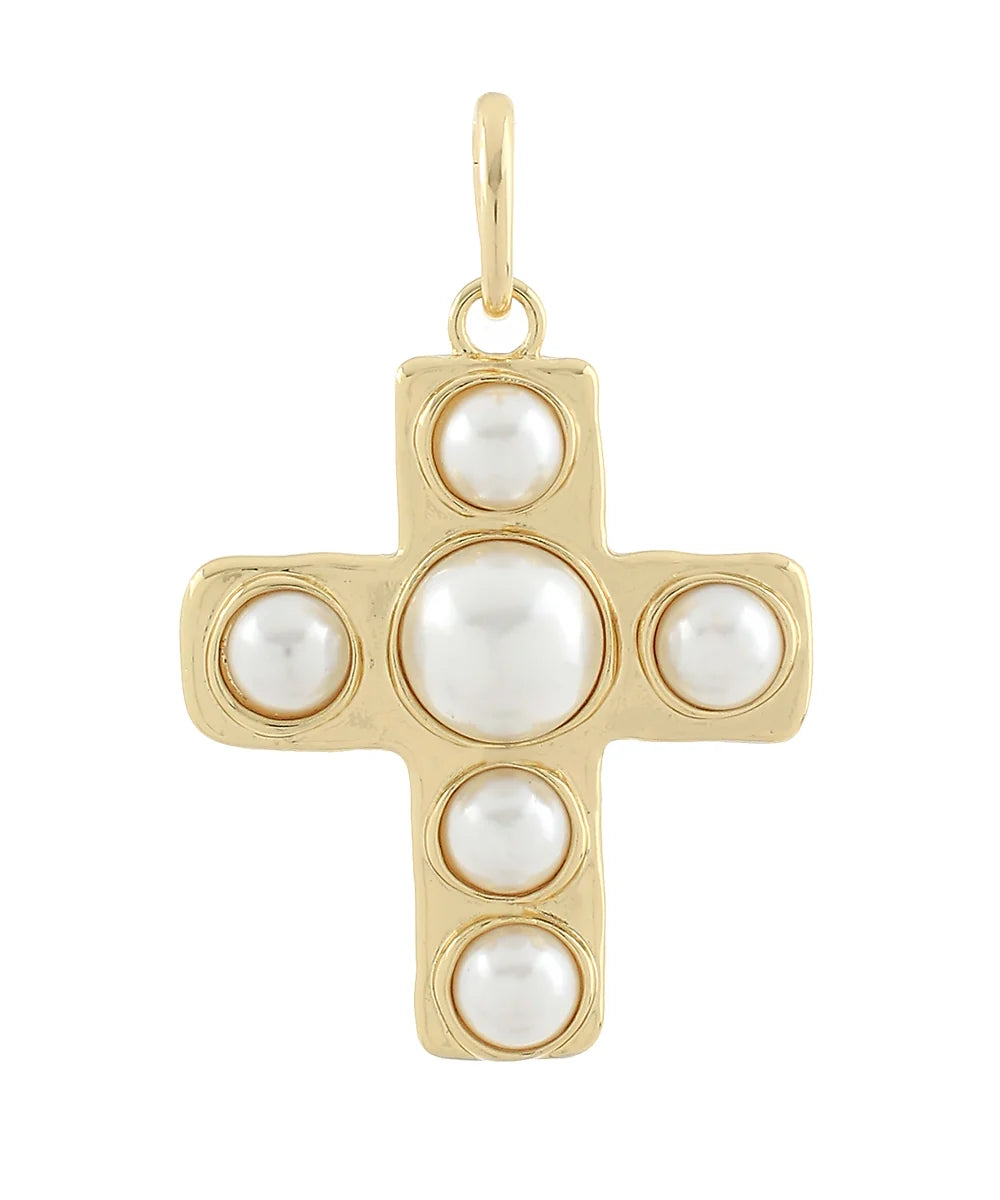 Pearl Cross Pendant
