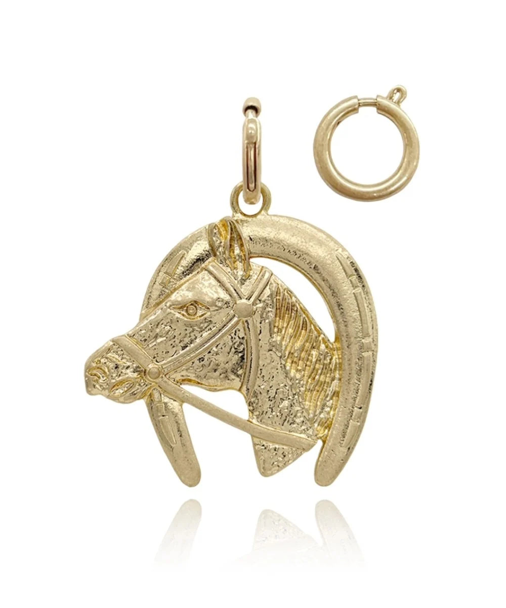 Horse Head/ Horseshoe Pendant